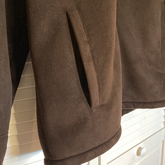 JOHNSTON N MURPHY COAT MEN SIZE XL BROWN LONG SLEEVE - Picture 3 of 10